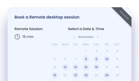 Remote desktop support image