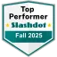 slashdot top performer fall 2025 award image